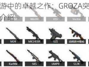 绝地求生手游中的卓越之作：GROZA突击步枪深度解析与图鉴介绍