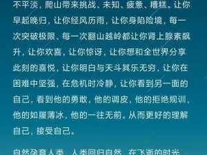 不休的挑战：乐趣与刺激并存，探索未知的挑战之旅简介