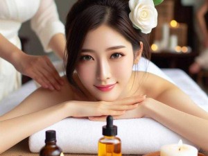 女子私密 spa 精油按摩，舒缓减压，焕发活力