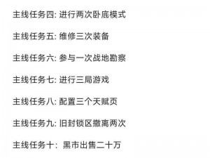 全民超神任务系统全面解析与任务大全：深入理解游戏中的任务系统与操作指南