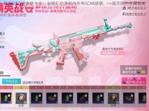 PUBG SCAR皮肤大全：全面汇总游戏内所有SCAR皮肤，一览无遗的收藏指南