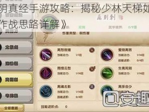 《九阴真经手游攻略：揭秘少林天梯如何对战与作战思路详解》