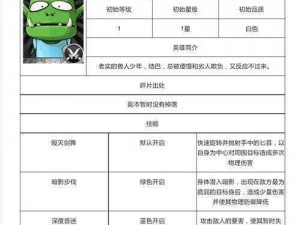 我叫MT2呆贼英雄全面解析：技能属性一览与特色介绍