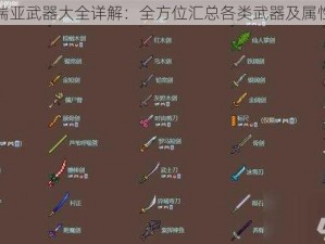 泰拉瑞亚武器大全详解：全方位汇总各类武器及属性介绍