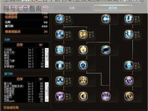 全面解析龙之谷手游各职业技能加点攻略：加点心得与汇总指南