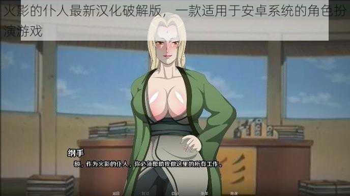 火影的仆人最新汉化破解版,一款适用于安卓系统的角色扮演游戏