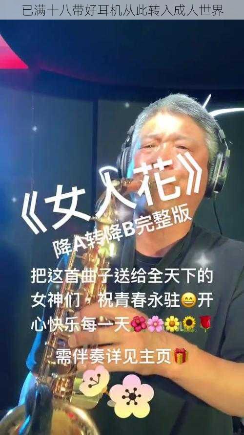 已满十八带好耳机从此转入成人世界