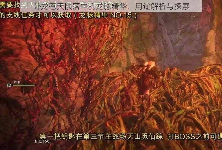 卧龙苍天陨落中的龙脉精华：用途解析与探索