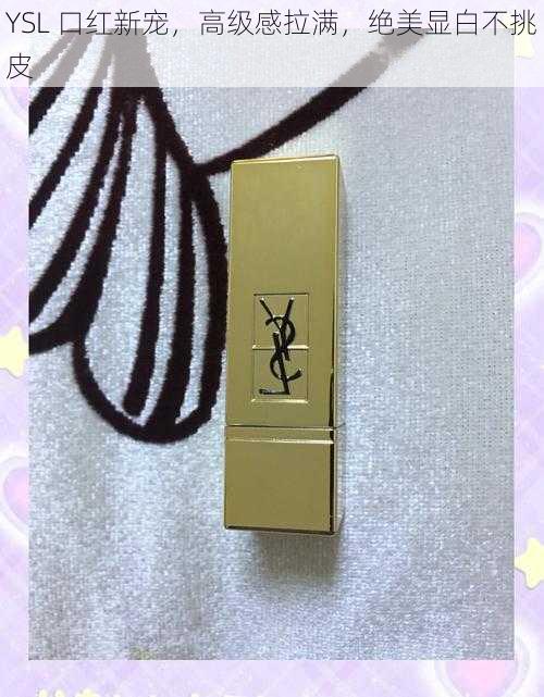 YSL 口红新宠，高级感拉满，绝美显白不挑皮