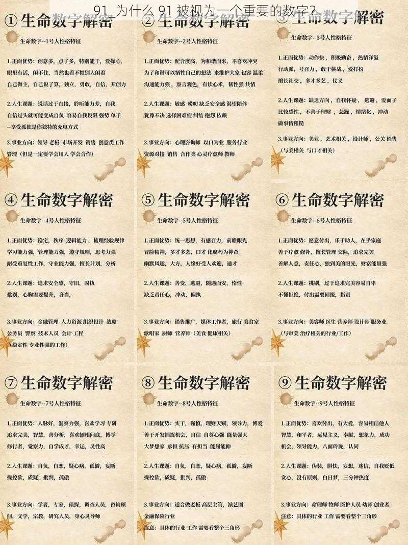 91_为什么 91 被视为一个重要的数字？