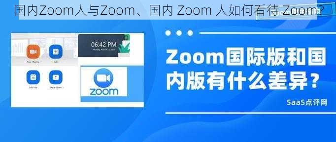 国内Zoom人与Zoom、国内 Zoom 人如何看待 Zoom？