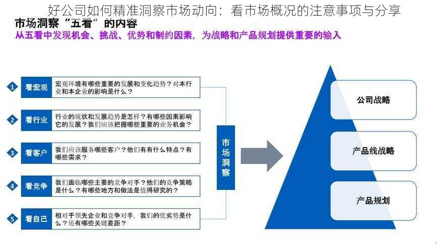 好公司如何精准洞察市场动向：看市场概况的注意事项与分享