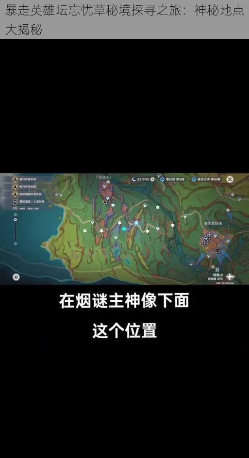 暴走英雄坛忘忧草秘境探寻之旅：神秘地点大揭秘