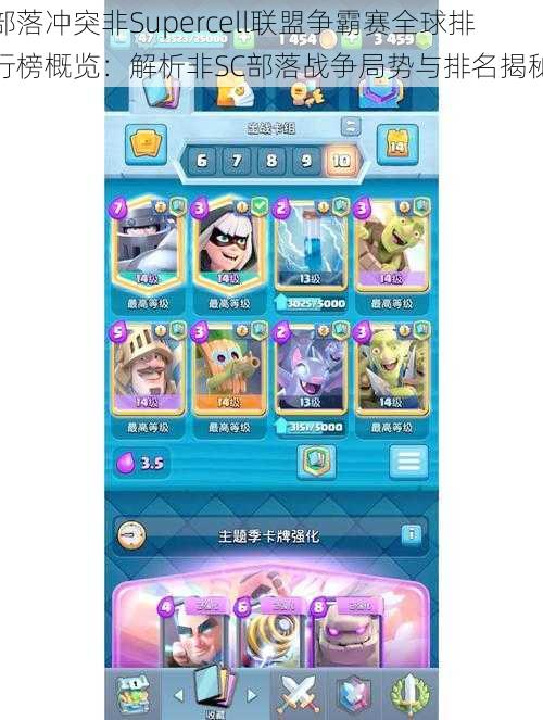 部落冲突非Supercell联盟争霸赛全球排行榜概览：解析非SC部落战争局势与排名揭秘