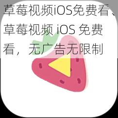 草莓视频iOS免费看、草莓视频 iOS 免费看，无广告无限制