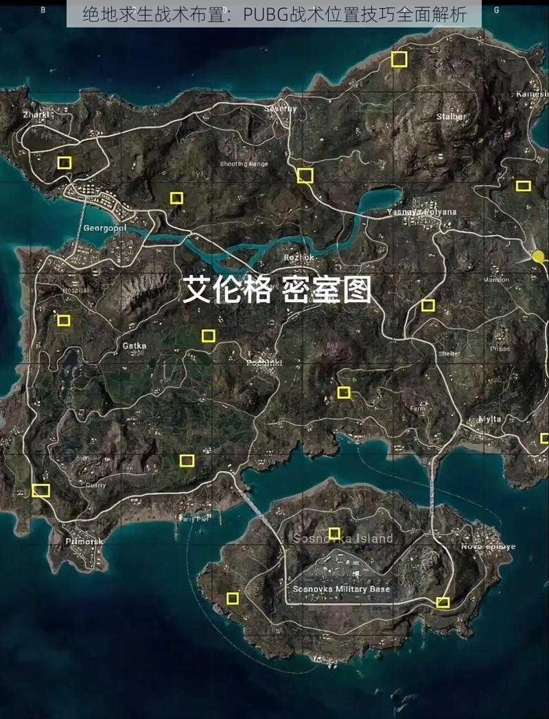 绝地求生战术布置：PUBG战术位置技巧全面解析