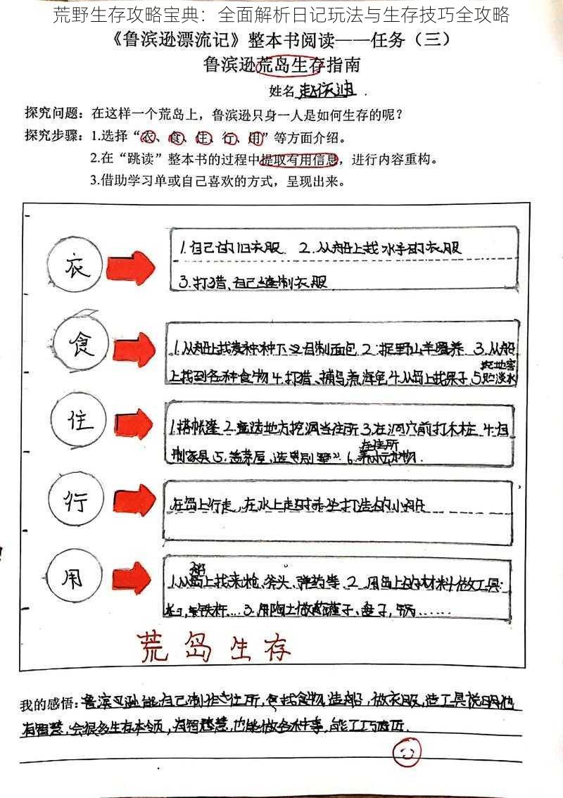 荒野生存攻略宝典：全面解析日记玩法与生存技巧全攻略