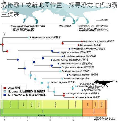 揭秘霸王龙新地图位置：探寻恐龙时代的霸主踪迹