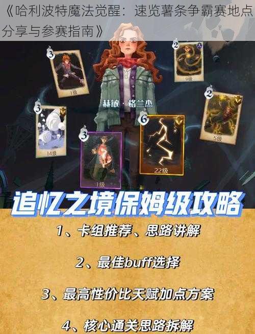 《哈利波特魔法觉醒：速览薯条争霸赛地点分享与参赛指南》